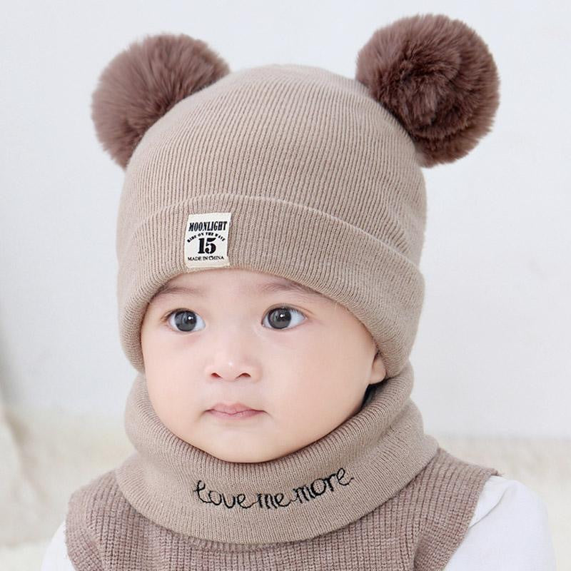 Infant Knitted Earflaps Born Boys Woolen Kids' Headwear