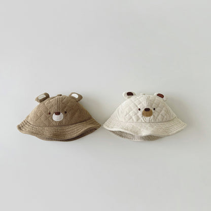 Slouchy Hat Fashion Cartoon Bear Bucket Kids' Headwear