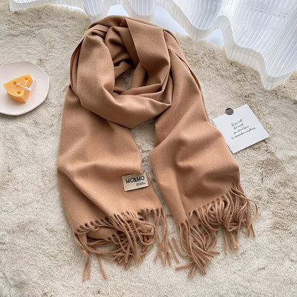 Female Korean Warm Couple Outer Wear Scarfs