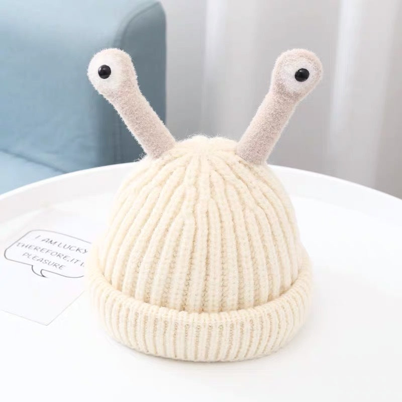 Children's Funny Hat Woolen Cute Cartoon Luminous Tentacles Warm Kids' Headwear