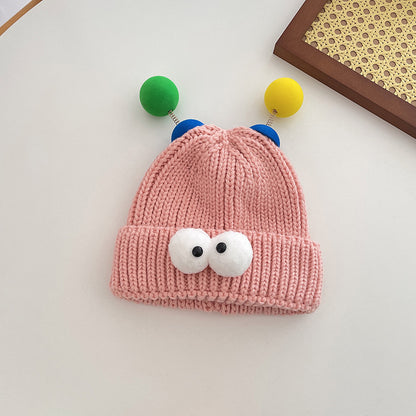 Male Female Cute Warm Beanie Hat Kids' Headwear