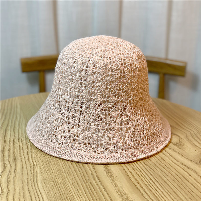 Female Summer Double-sided Bucket Korean Style Versatile Hats & Caps