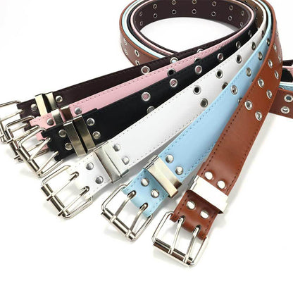 Ornament Niche Design Pink Chain Jeans Belts