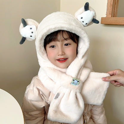 Children's Winter Fleece Lined Padded Warm Keeping Windproof Earflaps Boys Kids' Headwear