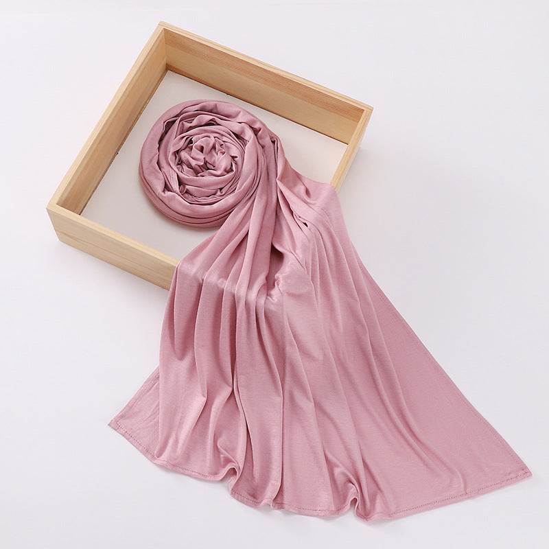 Classic Fashion Malaysia Mercerized Cotton Jersey Scarfs