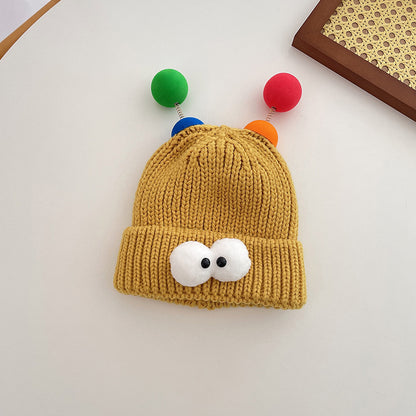 Male Female Cute Warm Beanie Hat Kids' Headwear