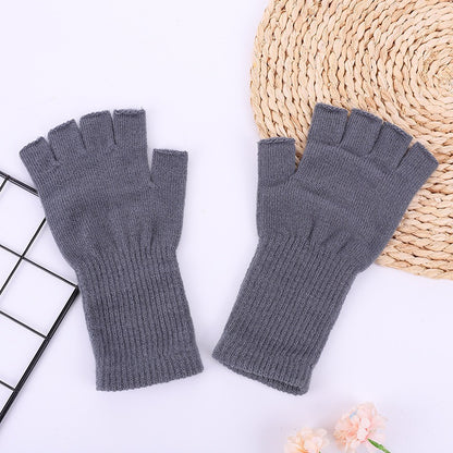 Fashion Acrylic Long Sleeve Screw Type Gloves