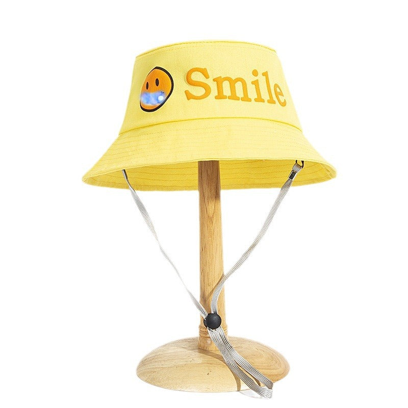 Children's Head Circumference Bucket Adjustable Wind Proof Kids' Headwear