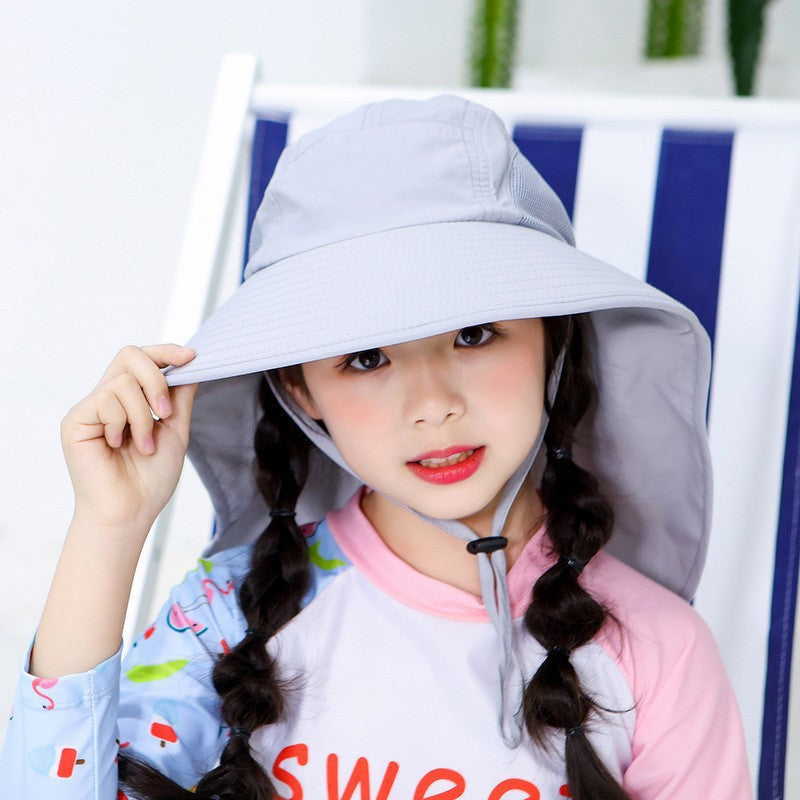 Children's Protection Hat Uv Sunhat Summer Boys Kids' Headwear