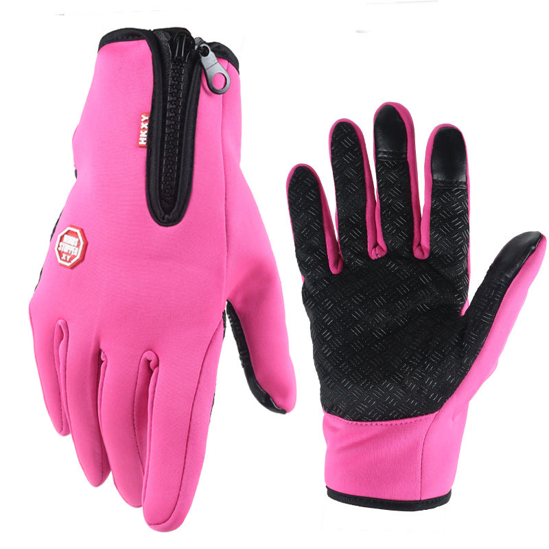 Women's & Men's Ski Touch Screen Riding Fleece Outdoor Keep Gloves