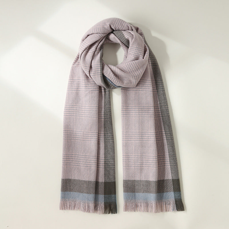 Women's Artificial Cashmere Sweet Mid-length For Fringe Scarfs