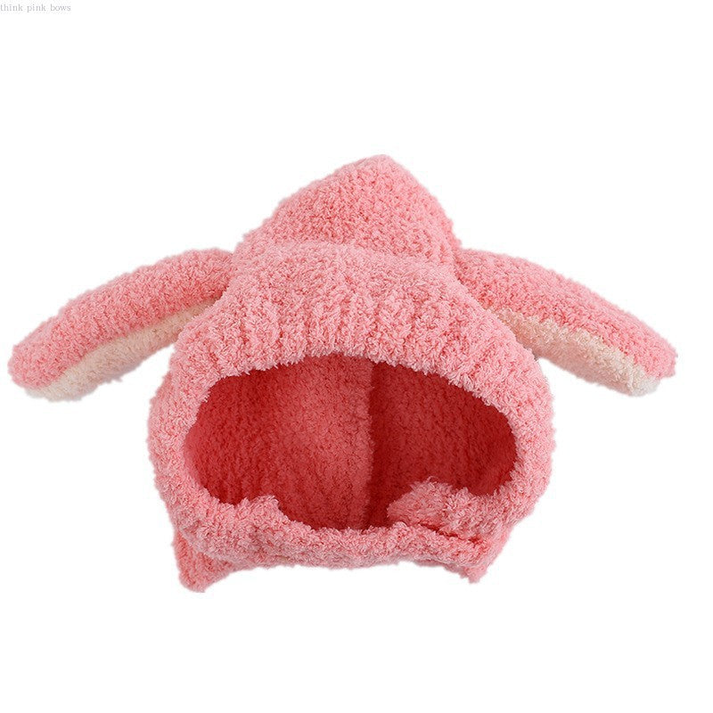 Hat Korean Style Rabbit Ears Plush Kids' Headwear