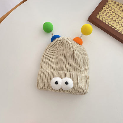 Male Female Cute Warm Beanie Hat Kids' Headwear