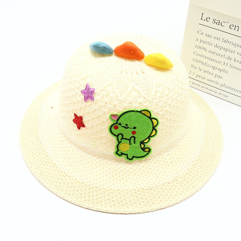 Children's Straw Summer Fisherman Boy Sun Protection The Kids' Headwear