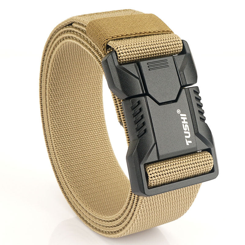 Men's Tactical Quick Release Aluminum Alloy Buckle Belts