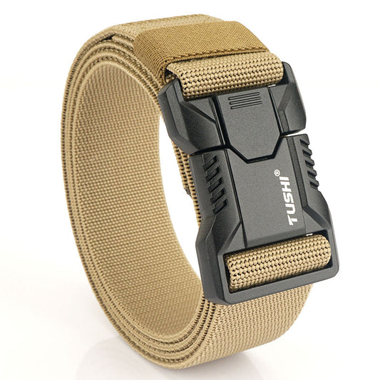 Men's Tactical Quick Release Aluminum Alloy Buckle Belts