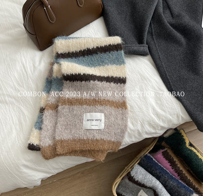 Women's Winter High-grade Sense With Warm Korean Scarfs