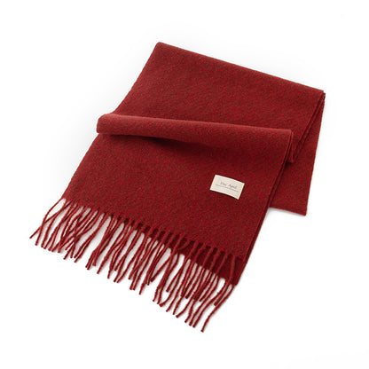 Women's Cashmere Feel Christmas Plaid High Sense Scarfs