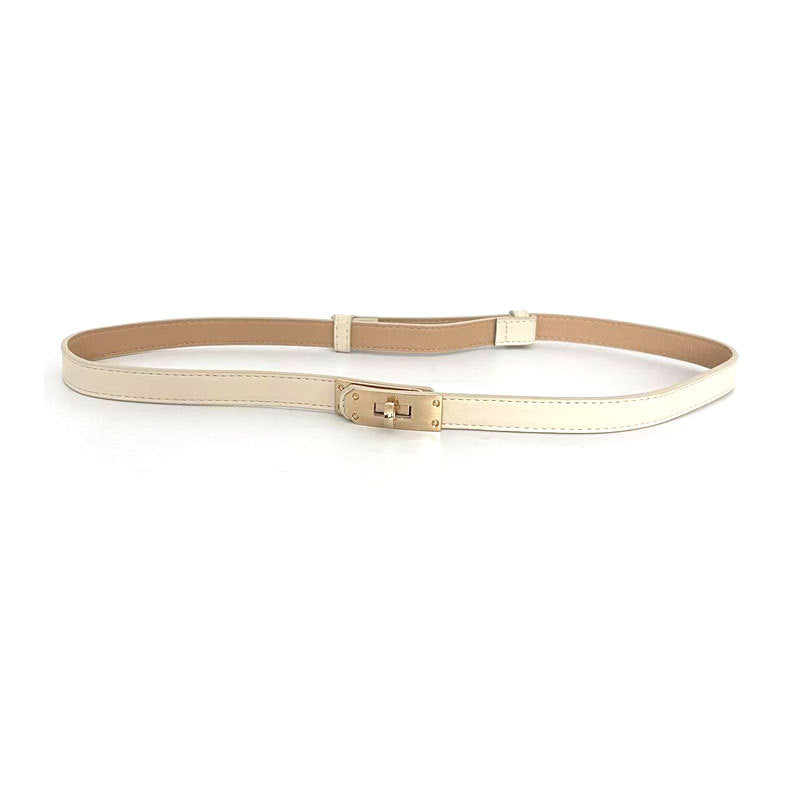 Women's High-grade Rotating Lock Thin Female Ornament Belts