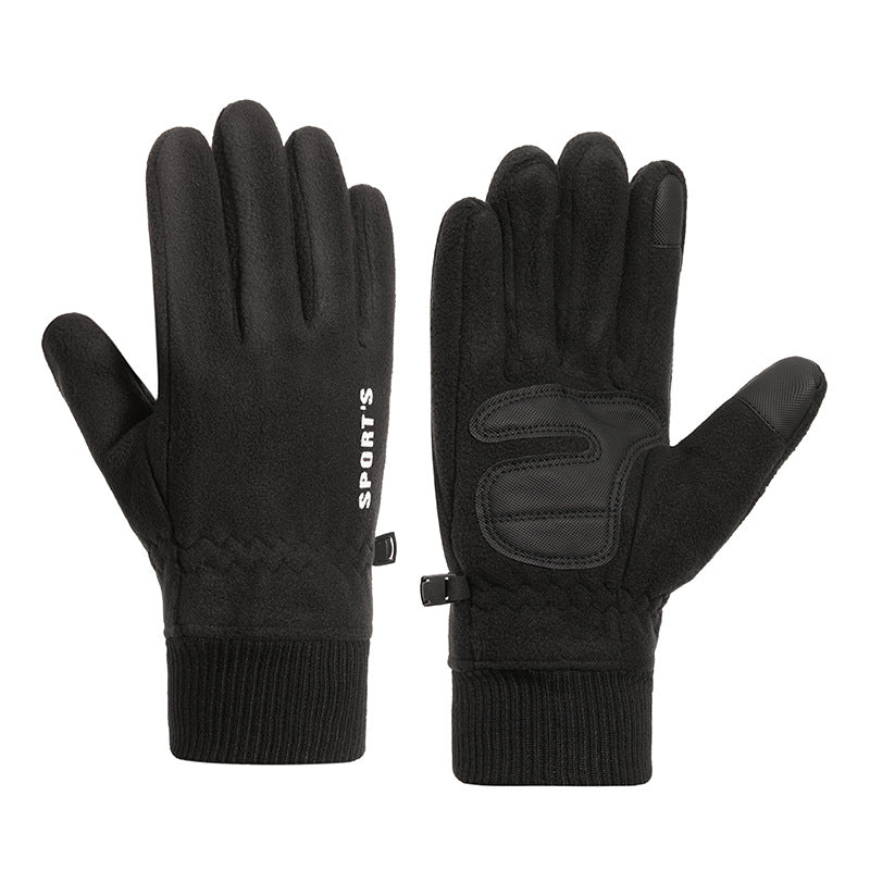 Women's & Men's Warm Thermal Fleece-lined Thickened Waterproof Outdoor Gloves