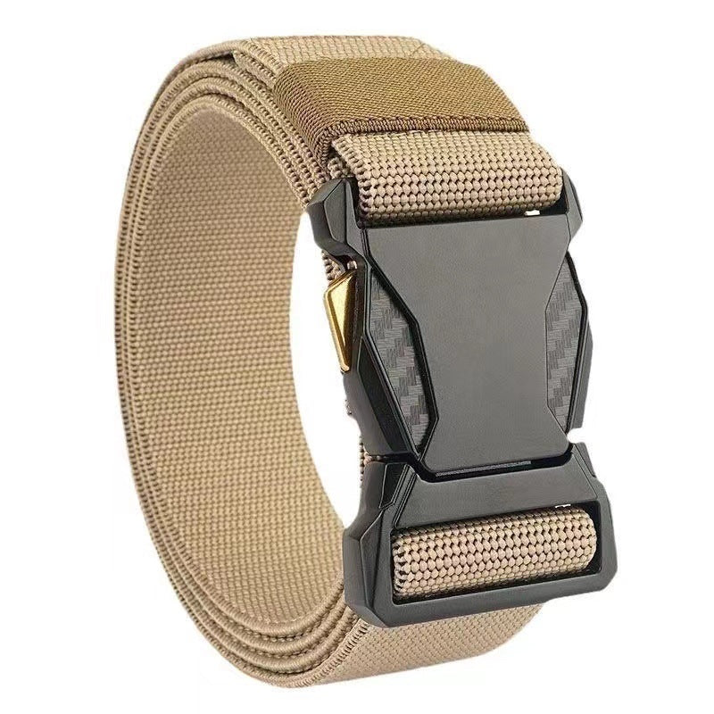 Men's Outdoor Sports Alloy Pair Release Buckle Belts