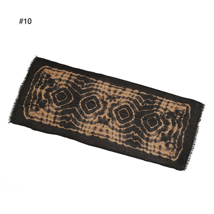 Color Thin Breathable Handmade Ethnic Style Scarfs