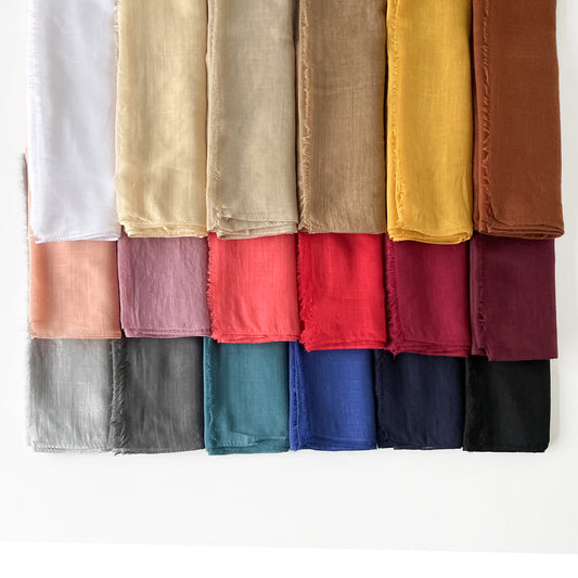 Cotton Female Camel Series Shawl Toe Scarfs