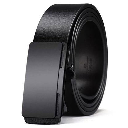 Men's Special Offer Automatic Buckle Imitation Leather Casual Business Medium Belts