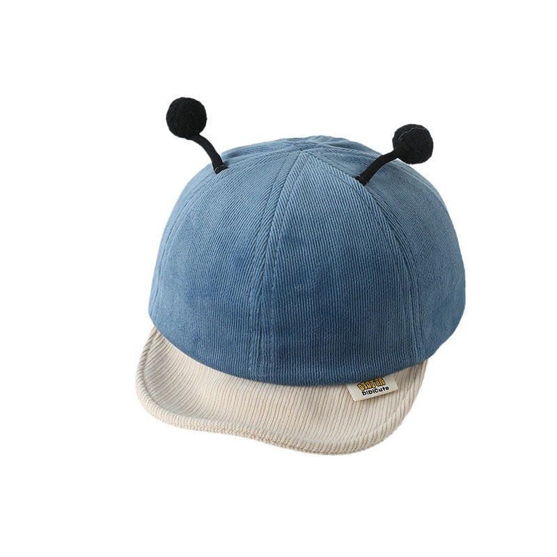 Letters Korean Style Soft Brim Peaked Kids' Headwear