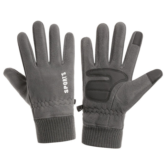 Women's & Men's Warm Thermal Fleece-lined Thickened Waterproof Outdoor Gloves