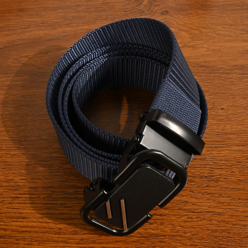 Men's Comfort Click Canvas Trendy Military Training Youth Outdoor Belts