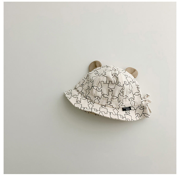 Hat Korean Style Little Bear Boys Kids' Headwear