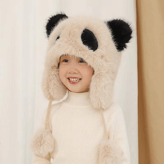 Children's Hat Winter Fleece-lined Thermal Lei Boys Thickened Kids' Headwear