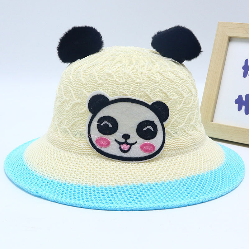 Children's Straw Summer Fisherman Boy Sun Protection The Kids' Headwear