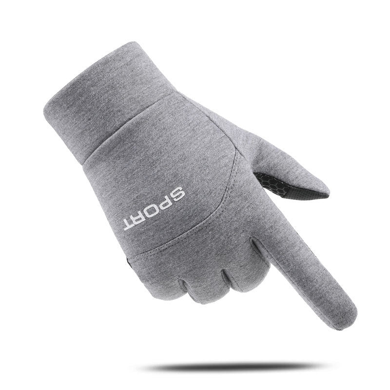 Men's Warm Sports Touch Screen Outdoor Mountaineering Gloves