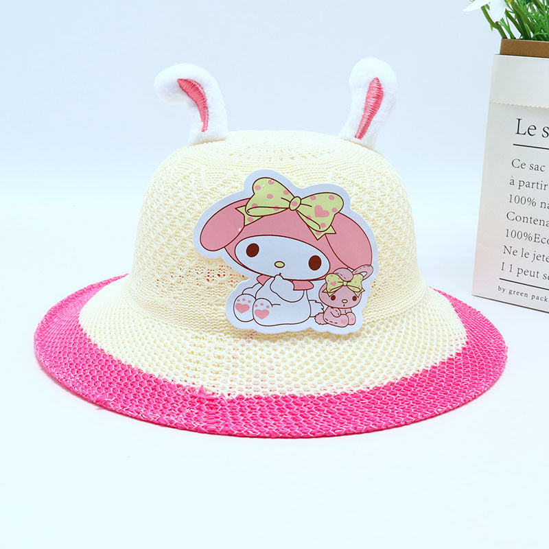 Children's Straw Summer Fisherman Boy Sun Protection The Kids' Headwear