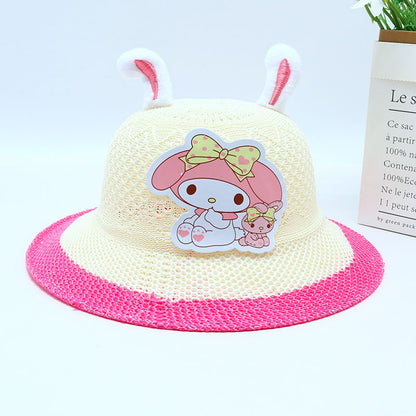 Children's Straw Summer Fisherman Boy Sun Protection The Kids' Headwear