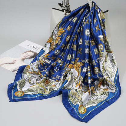 Large Kerchief Printed Female Mother's Outer Scarfs