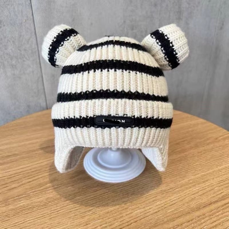 Hat Collection Korean Beige Boys Windproof Kids' Headwear