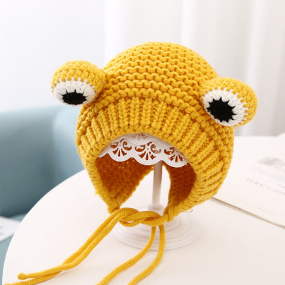 Frog Knitted Woolen Infant Fun Cute Kids' Headwear