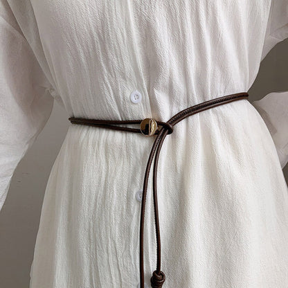 Women's Skirt Shirt Dress Decoration Long Waist Belts