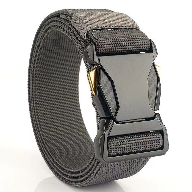 Men's Outdoor Sports Alloy Pair Release Buckle Belts