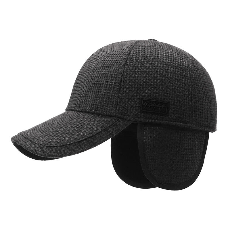 Men's Hat Cold Protection Peaked Earmuffs Fleece-lined Hats & Caps