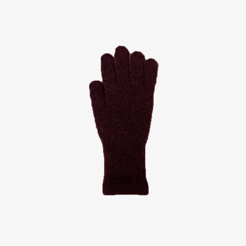 Women's With Flower Clips Winter Warm Cute Soft Touch Gloves