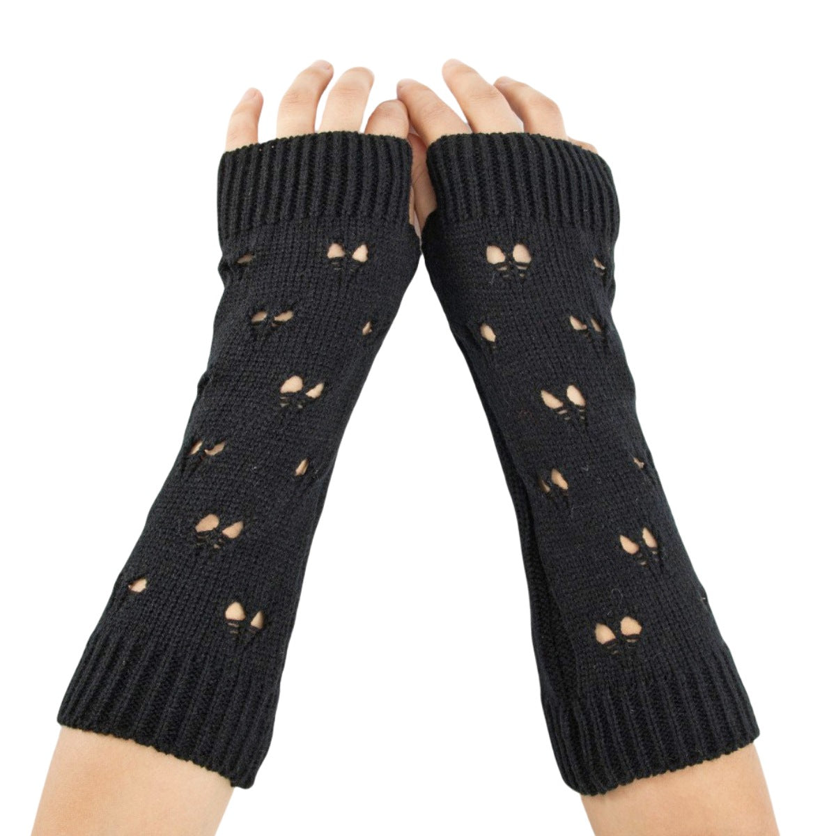 Women's & Men's Keep Warm Pile Style Arm Sleeve Gloves