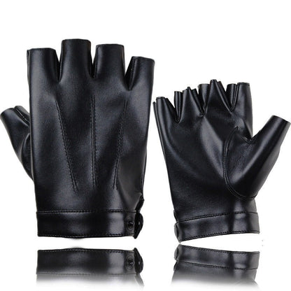 Women's & Men's Half Finger Imitation Missing Open Outdoor Fitness Gloves