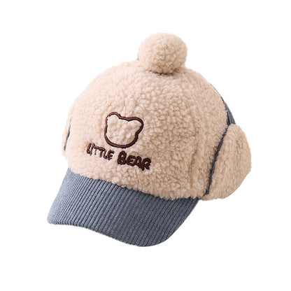 Children's Warm Thickened Peaked Korean Style Little Kids' Headwear