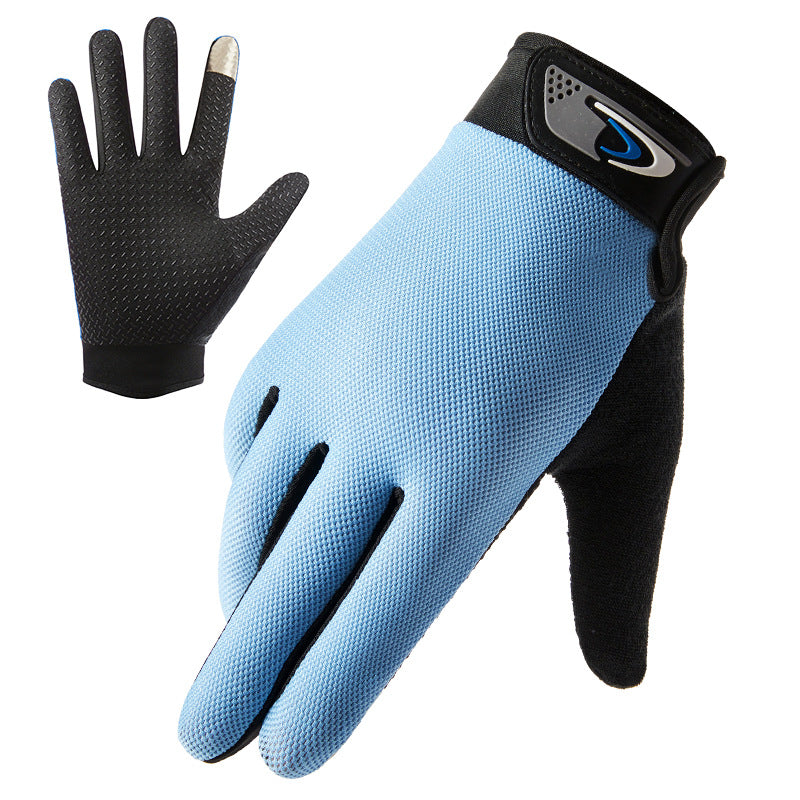 Men's Thin Breathable Cycling Half Finger Driving Gloves