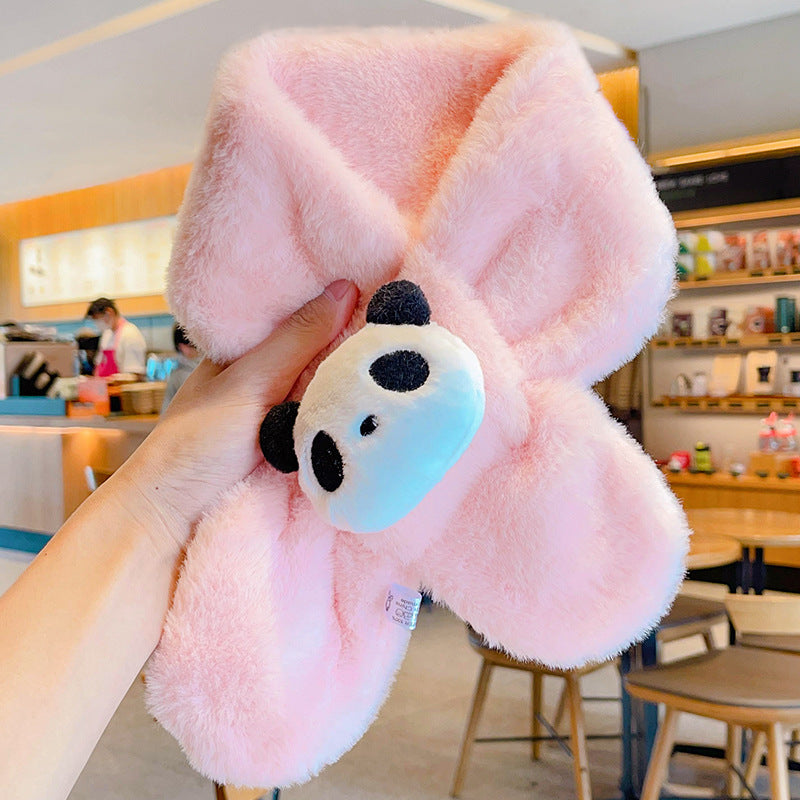 Children's Attractive Versatile Korean Plush Warm Scarfs