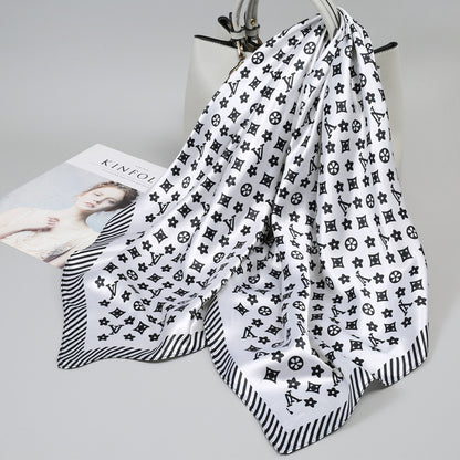 Large Kerchief Printed Female Mother's Outer Scarfs